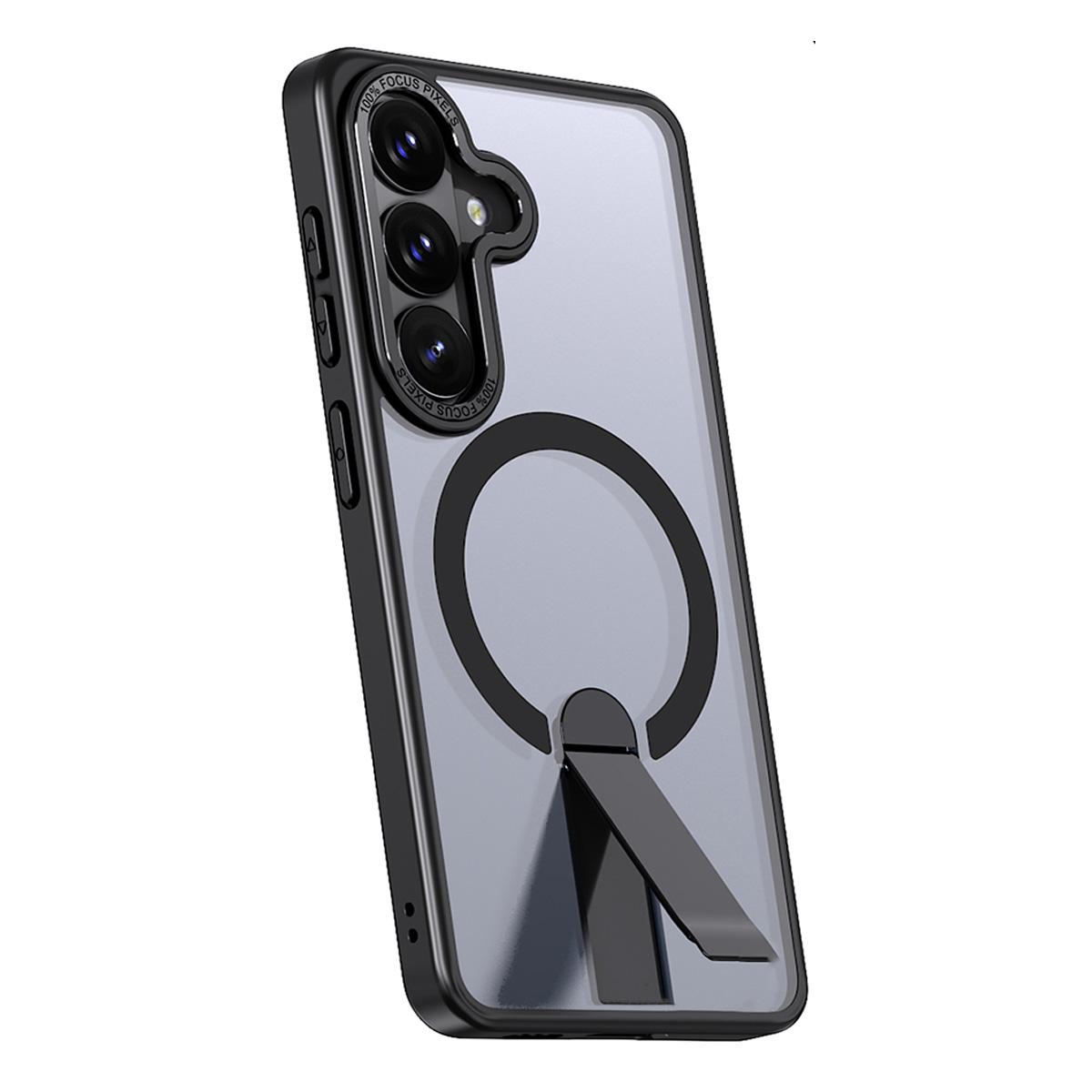 For Samsung Galaxy S26+ Magnetic Case Kickstand TPU + Acrylic Phone Cover