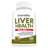 Fearathe Liver Wellness Complex Supplement with Milk Thistle, Zinc, Choline, Artichoke, Dandelion & Turmeric, 120 Caps