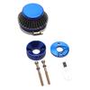 15mm 40-5 Luftfilter-Adapterplatten-Kit Passend für 2-Takt 43cc 47cc 49cc Rasentrimmer, Stand-Up-Scooter, Pitbike-Mini-Bike