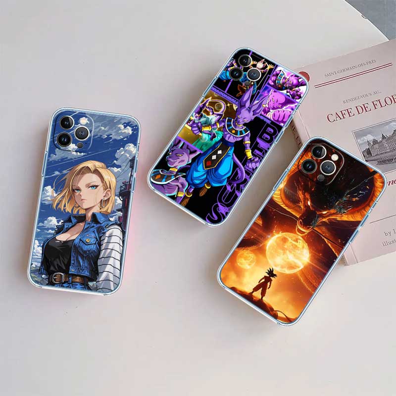RE26 Dragon Ball Goku Transparent Phone Case for Motorola Moto Edge 20 30 40 50 S30 Fusion Ultra Pro Neo Lite + G200 G23
