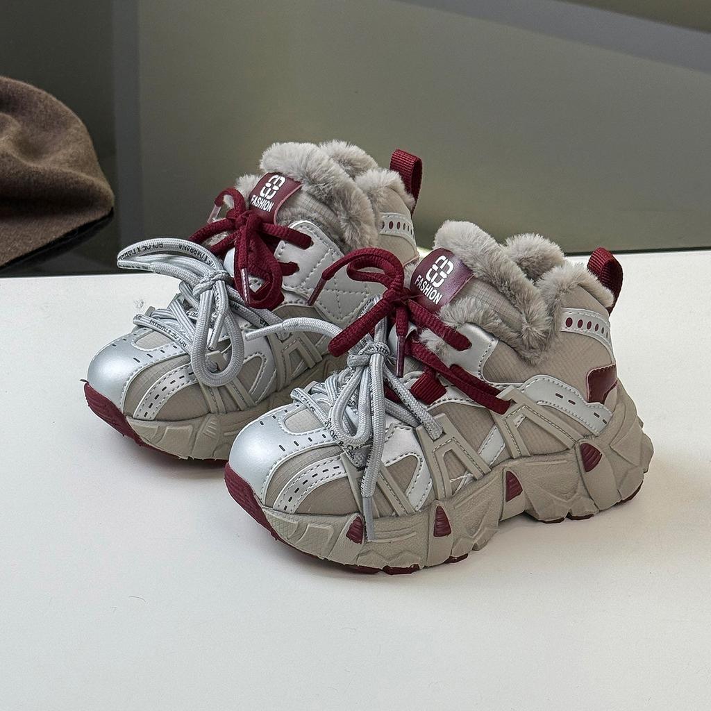 Clearance, Handling, Winter, Children's Fleece Casual Shoes, Sneakers, Snow Boots