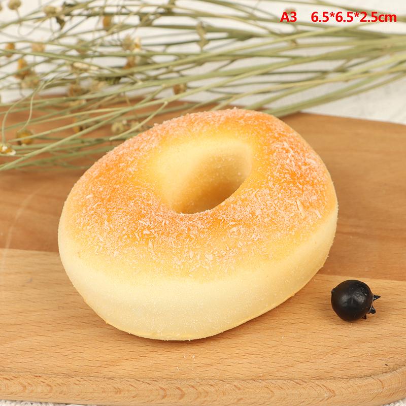 1Pc Simulation Pu Bread Toast Donuts Slow Rising Squeeze Stress Relief Toys