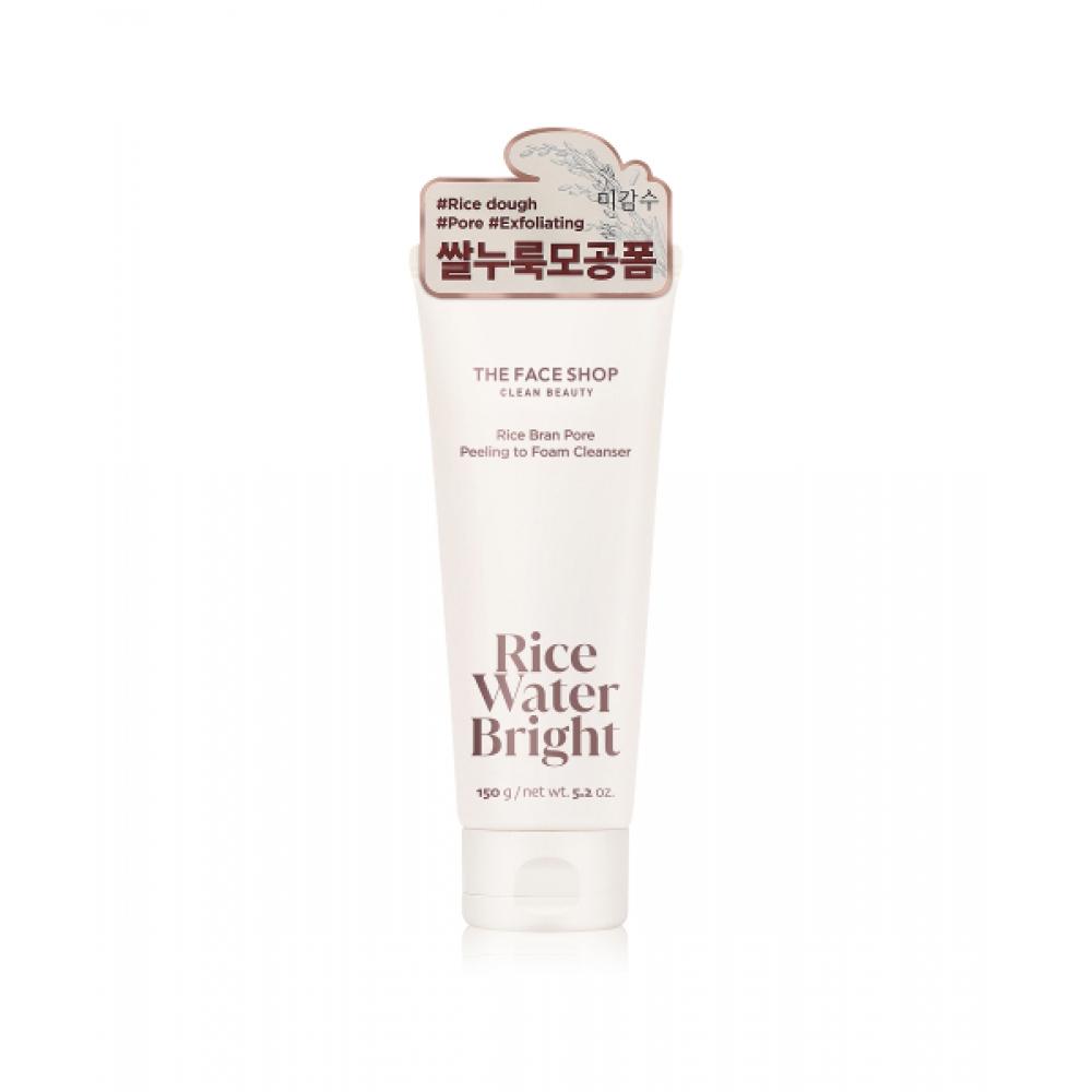 The Face Shop Beautiful Bright Rice Bran Pore Peeling To Foam 150ml