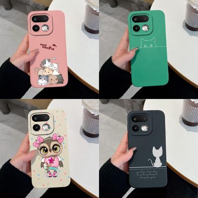Für Oppo Realme 16 14 15 Pro Plus C85 Pro P3 Lite Oppo Reno15 Pro A6X A95 A72 A73 A74 Handyhülle Niedliche Katze Cartoon Leichter Kameraschutz Stoßfänger