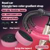 Bicycle Handlebar Tape Triangular Gradient Color Anti-Slip Design Abrasion Resistant Durable Secure Fit for Road Bikes