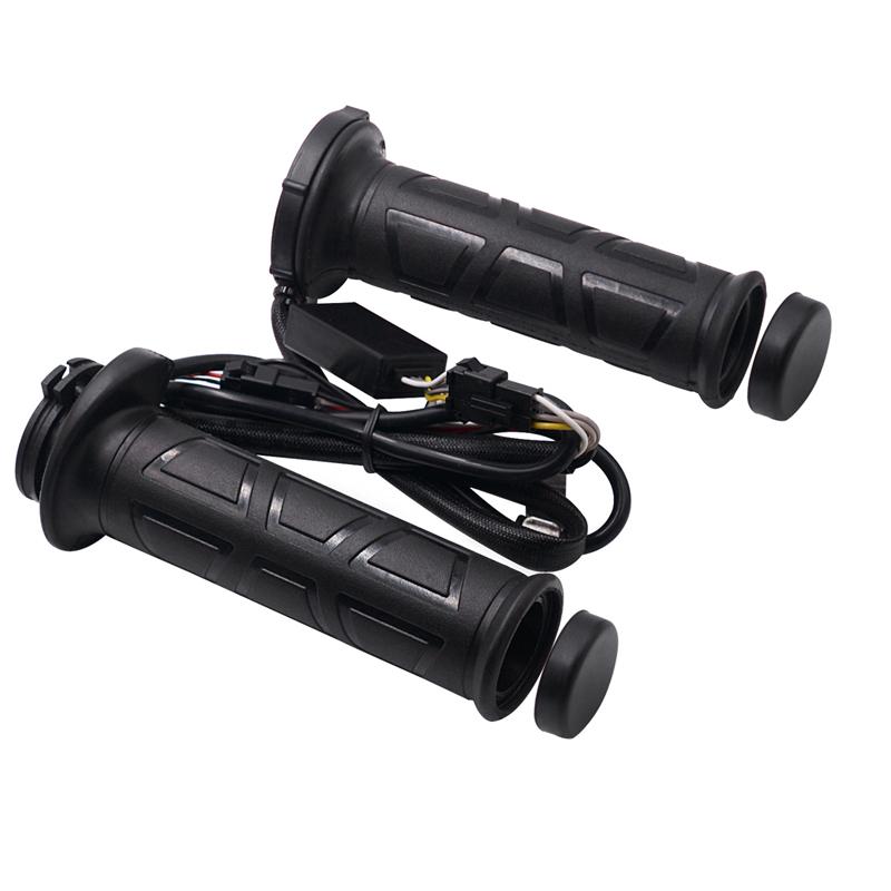 LMoDri Free Shipping New Universal Motorcycle 7/8" 22mm Electric Heated Grips ATV Warmers Handlebar Hand Hot