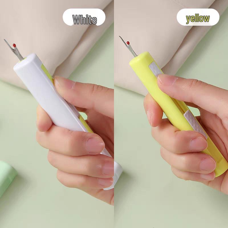 Dual Needle Threader & Seam Ripper: Double-Headed Tool for Easy Sewing and Threading