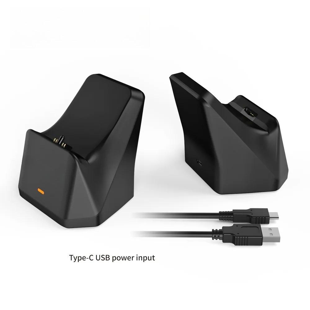 For PS5 Game Controller Single Seat Charging Dock P5 Wireless Bluetooth Controller Charger for PS5 Handle Seat Fast Charging