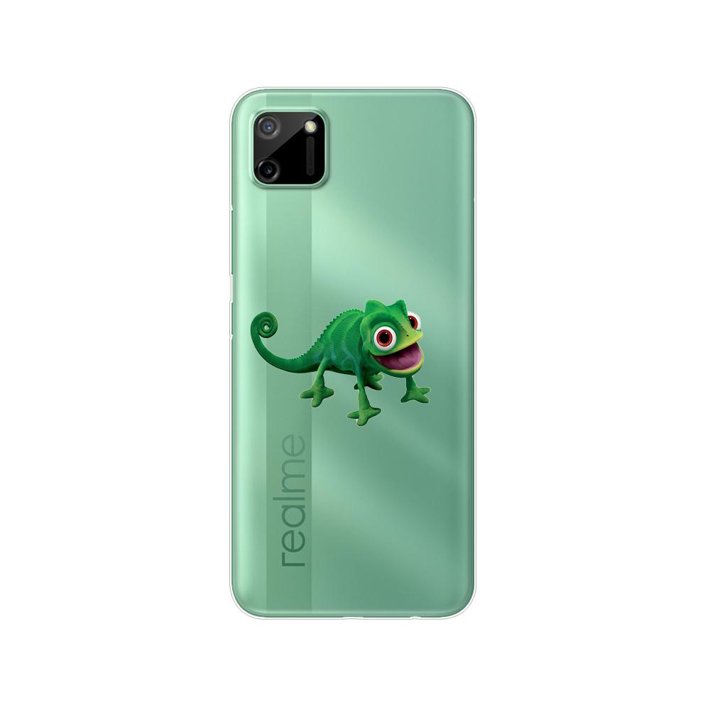 För Realme C11 2021 2020 Fodral TPU Silicon Back Cover Telefonfodral För OPPO RealmeC11 C 11 Soft Fodral RMX3231 RMX2185 stötfångare 6,5 tum