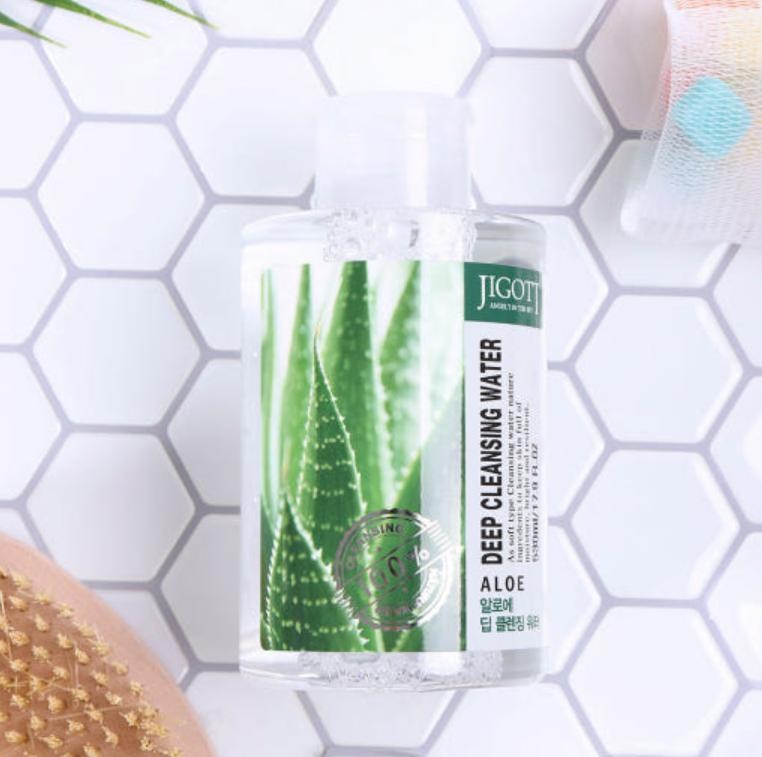 

JIGOTT Aloe Deep Cleansing Water 300ml | Gentle & Soothing Makeup Remover 300ml