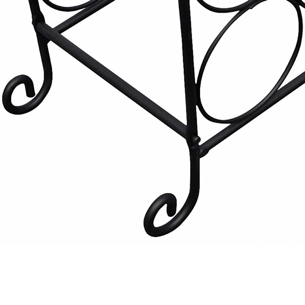 vidaXL Flaschenregal für 21 Flaschen Metall