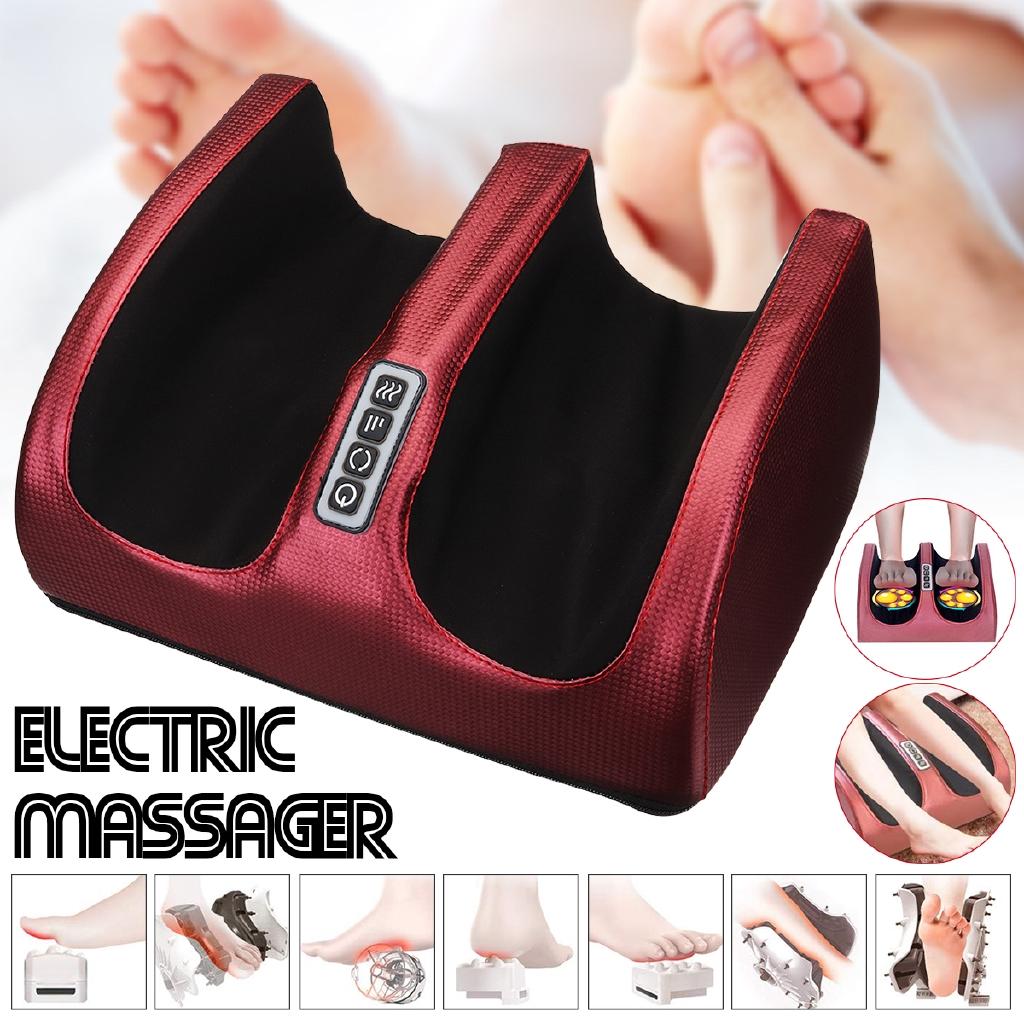 6-in-1 Electric Foot Massager Calf Leg Air Compression Massage Machine Foot Care Machine Heating Therapy EU/US/UK