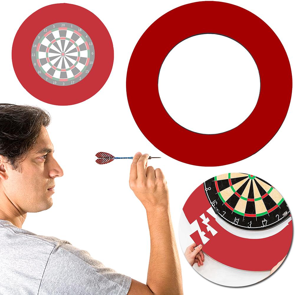 17.75In Dartboard Surround Red For Dartboard Universal Wall Protection Splicing Dartboard Surround Ring Dart Accessories