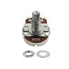 FLEOR 12pcs Long Split Shaft Electric Guitar Potentiometers Pots Volume Tone Control Pots A250K B250K A500K B500K Optional