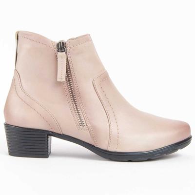Women's Leather Ankle Boot with Heel. Botilina4  99476