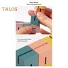 Wooden Twisting Block Toy Portable Travel Educational 3D Puzzle Colorful Twisted Cube Sensory Toy Toddlers Boys Girls Gift Party Favors