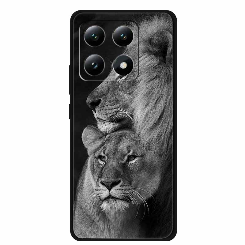 For Xiaomi 15T 5G Case Cool Animals Soft Silicone Phone Case for Xiaomi 15T Pro 5G Cover Ultra-Thin Dustproof Protective Funda