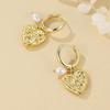 European & American Chic Irregular Heart Earrings: Sweet, Cool, High-End Style for Women