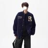 Men's College Style Embroidered Baseball Jacket - Versatile High Street Casual Wear for Spring and Autumn