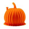 Retro Style Pumpkin Home Accents 3D Printed House Ornament for Halloween, Miniature Fairy Tale Cabin Creative Halloween Party Table Centerpiece