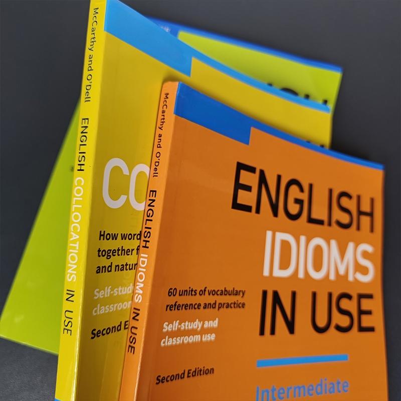 3 Book English Color Printing English Vocabulary In Use Collocations Idioms Phrasal Verbs Intermediate Advanced book