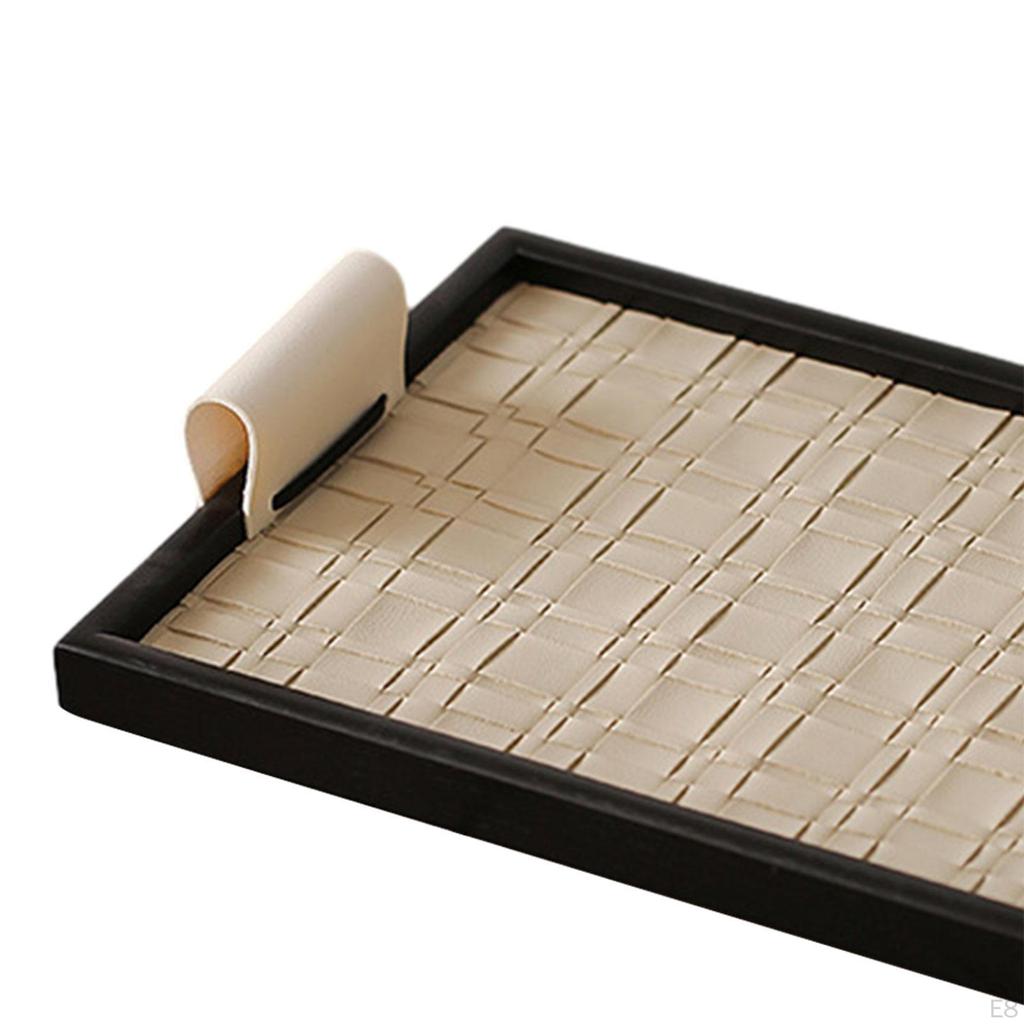 Jewelry Storage Tray Cosmetic Sundries Plate Decorative Versatile Necklace Display Dessert Serving