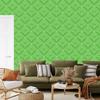 Wallpaper Geometric rhombuses green, center green 50x1000