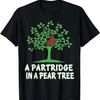 A Partridge In Pear Tree Song 12 Days Christmas Group Gift T-Shirt