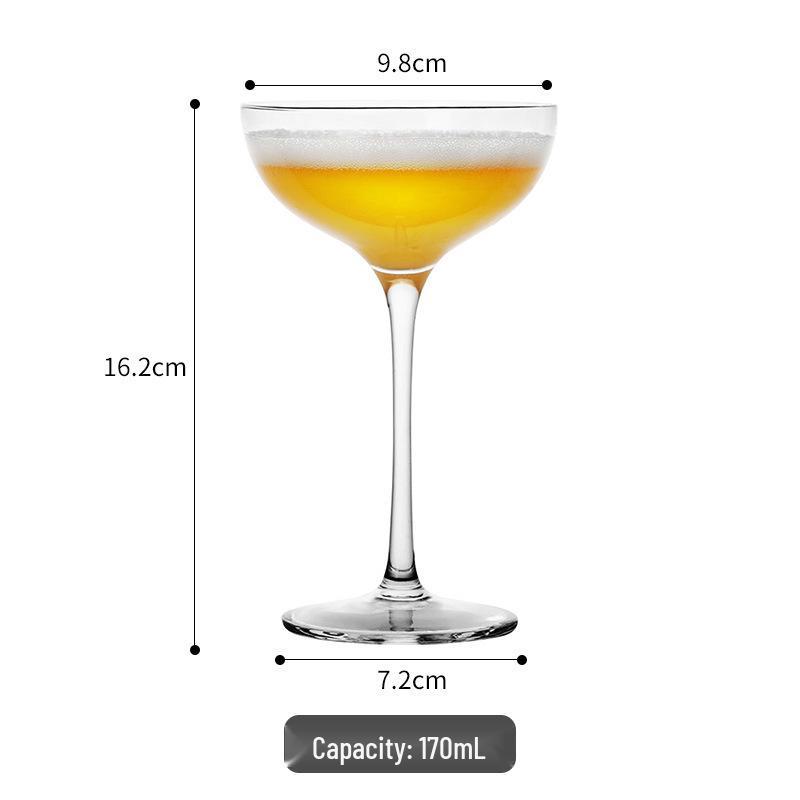 High-Stemmed Cocktail & Martini Glass Set - Creative Internet Celebrity Design