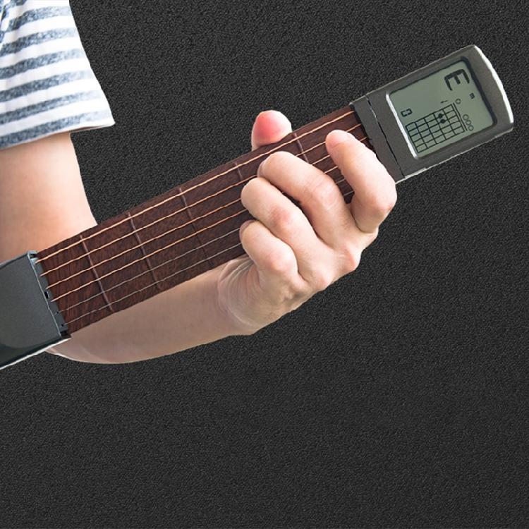 Portable Pocket Guitar Chord Train-er Gadget Tool Frets Practice Instrument