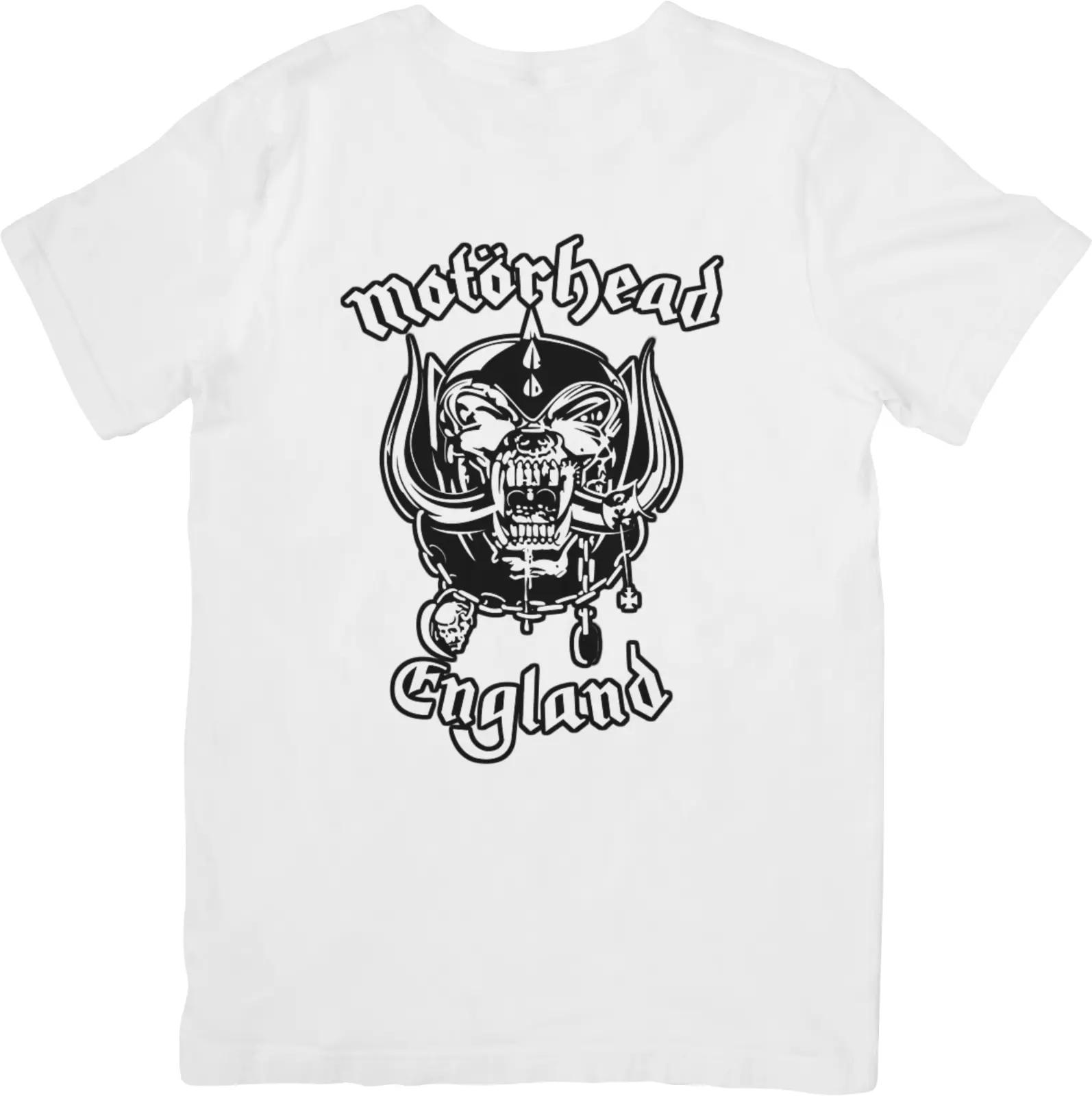 

Motorhead Music Fit for Men & Women Quality Cotton T-Shirt White. XL