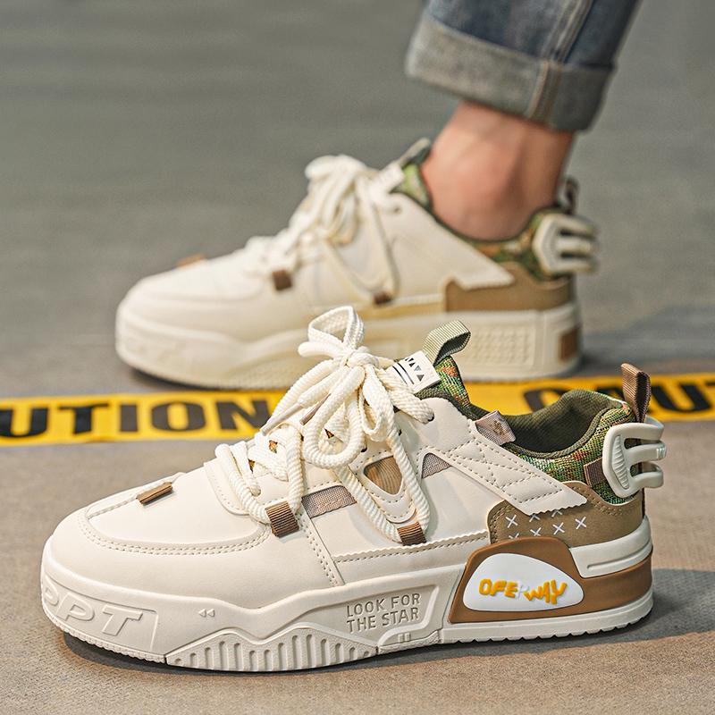 New Shoes for Men Sneakers thick sole Casual Fashionable Skateboard Shoes Male Low Top Platform Vulcanized Shoes Tenis Masculino