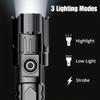 2000LM  USB Rechargeable Flashlight Telescopic Zoom Wide Beam Waterproof Torch Super Bright Emergency Flashlights