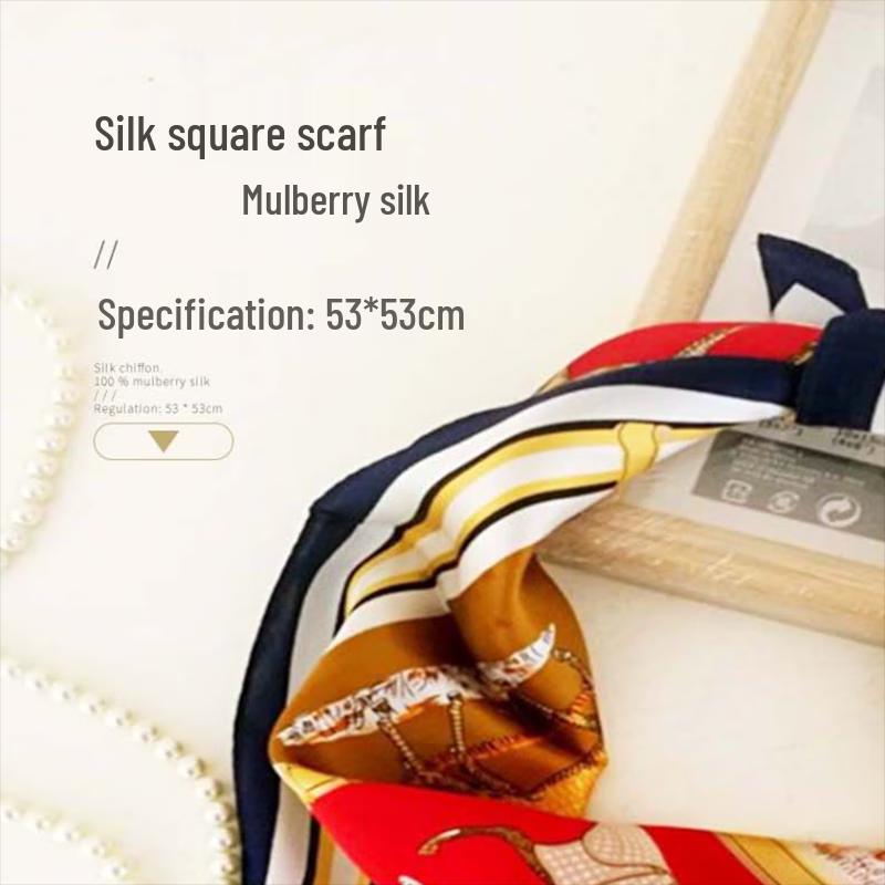 

Silkueen Silk Square Scarf 53x53cm