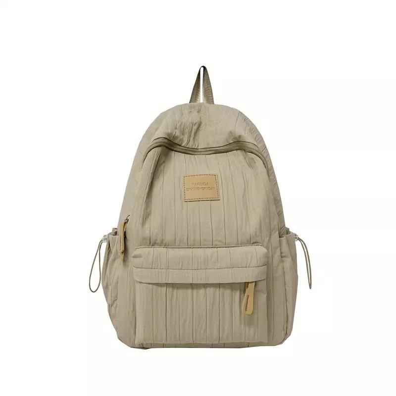 Schoolbag Shoot Korean Schoolbag Junior High School Girls Large Capacity Solid Color Lightweight Primary School Backpack High Value Girl Versatile