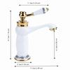 Easy Install Hot Cold Water Mixer Tap with Hose Brass Faucet Tap Deck Mounted Single Handle Water Tap Bathroom Sink