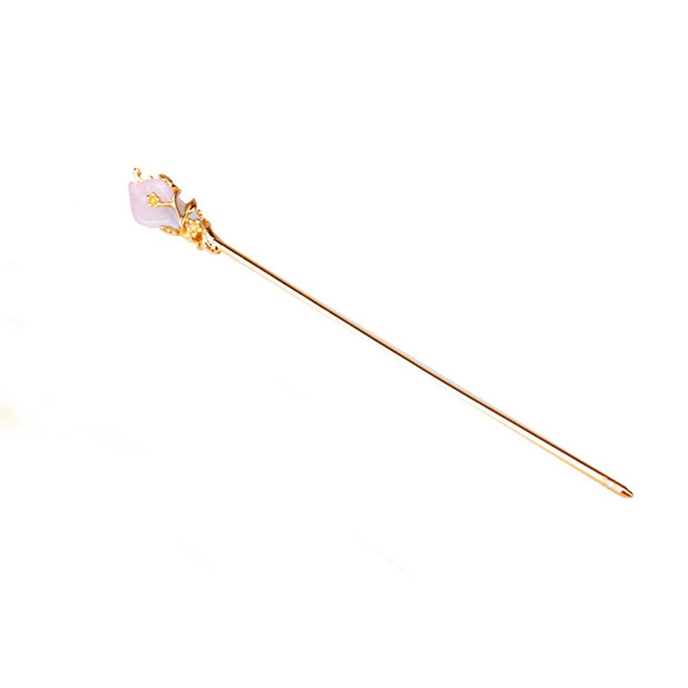 

Chinese Style Metal Vintage Rhinestone Hair Accessories Hair Chopsticks Metal Hairpin Hair Stick белый