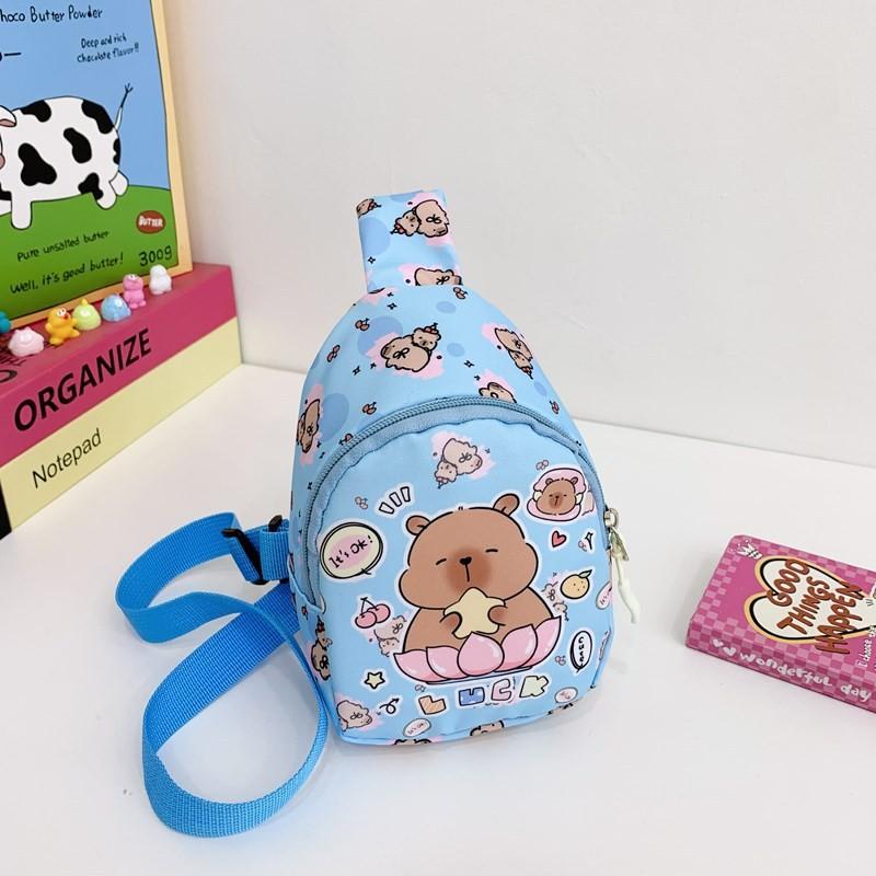 Capybara Single Cartoon Shoulder Crossbody Chest Bag Lightweight Breathable