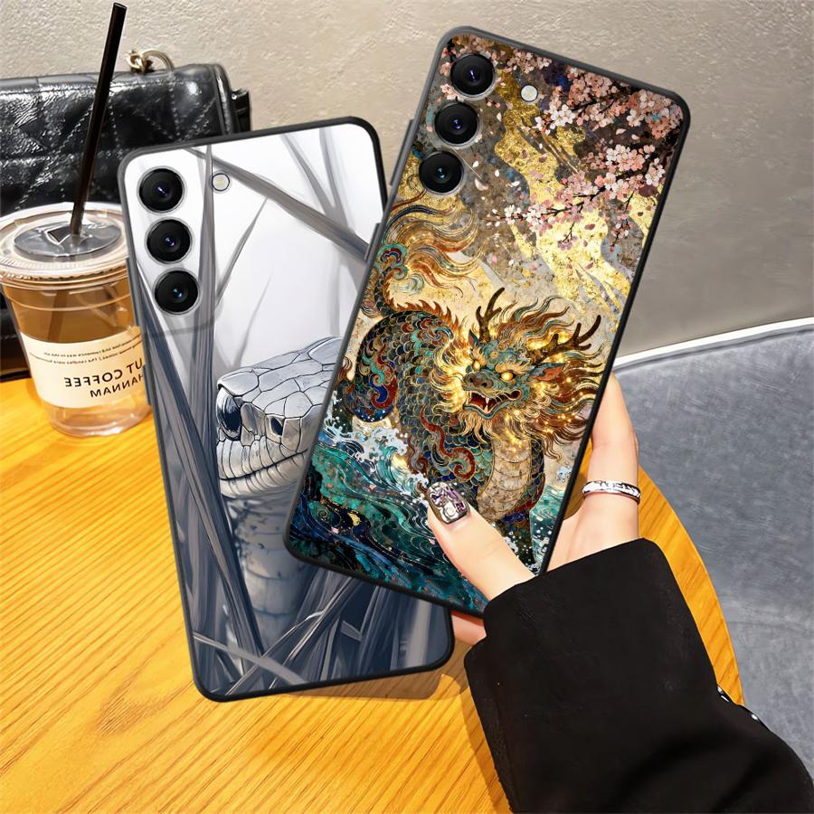 Cool Dragon Case for Samsung Galaxy A15 A12 A06 A17 A50 A16 A40 A70 A05 A04 A13 A20 Funda Phone Cover