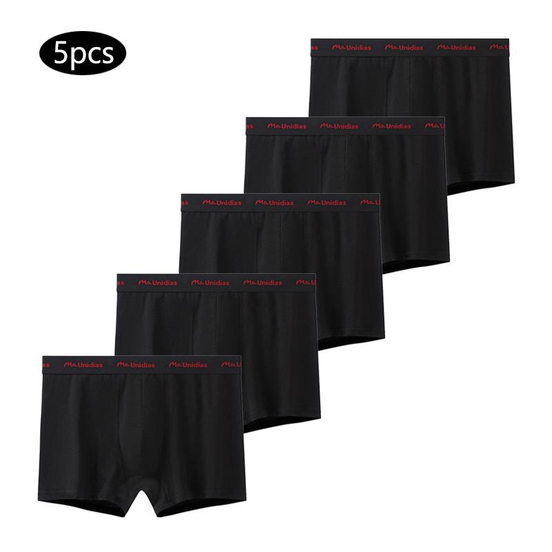 5pcs Boxers Mens Underpants Cotton Men's Panties Sexy Letter Elastic Band Underwear For Man Boxer Shorts