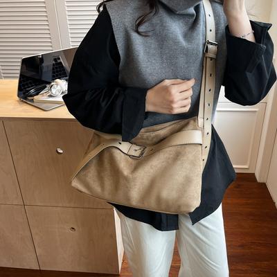 Vielseitige Umhängetasche mit großem Fassungsvermögen, lässige Einzelschultertasche, einfache Pendler-Achseltasche