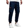 Men's Tapered Cargo Pants with Multi-Pockets Casual Athletic Joggers for Wear