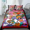 Rudolph Squares Duvet Cover Set Without Sheet King Queen Double Full Twin Single Size Bed Linen Set