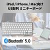 Buffalo Bluetooth5.0-kompatible Kompakttastatur PC/Windows/Mac/iPhone16-kompatible Remote-Telearbeit zu Hause US-Layout Silber BSKBB335SV
