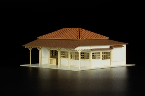 PM Office A PLUM 1/150 Station Building (Kominato Railway) Paper Kit MS082