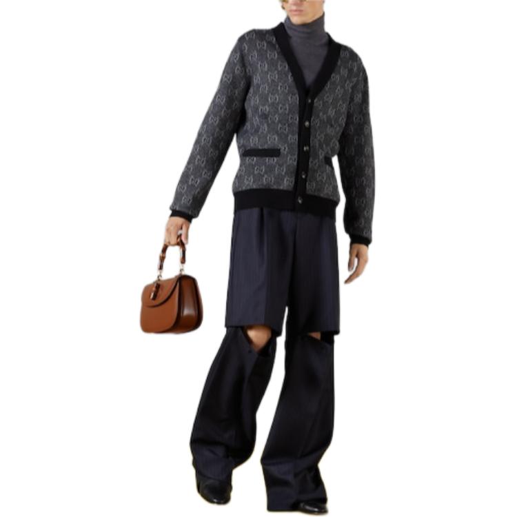 Gucci Gg Wool Jacquard Cardigan 761550-XKDK5-1230