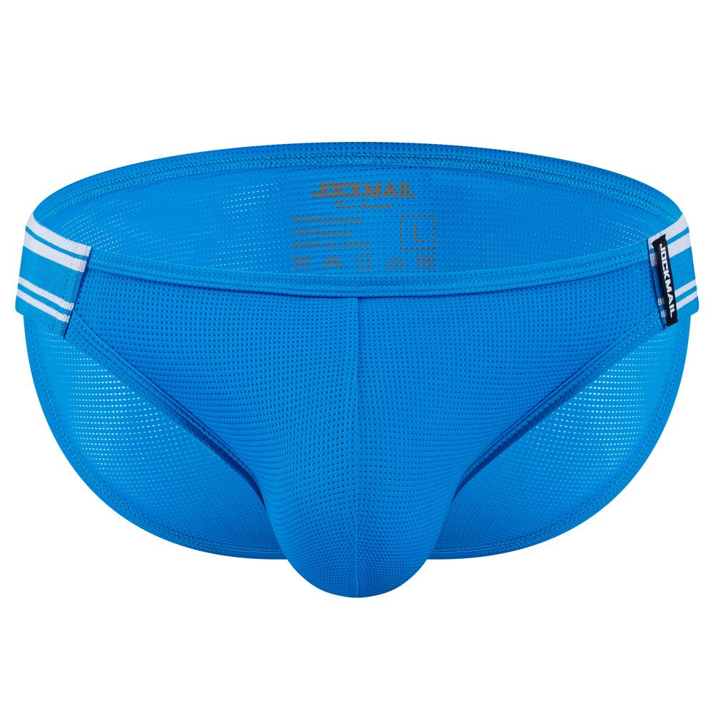 Briefs JOCKMAIL Breathable Nylon Mesh Low-rise Slit Sports Men's Underwear Everyday Casual Shorts Underpants