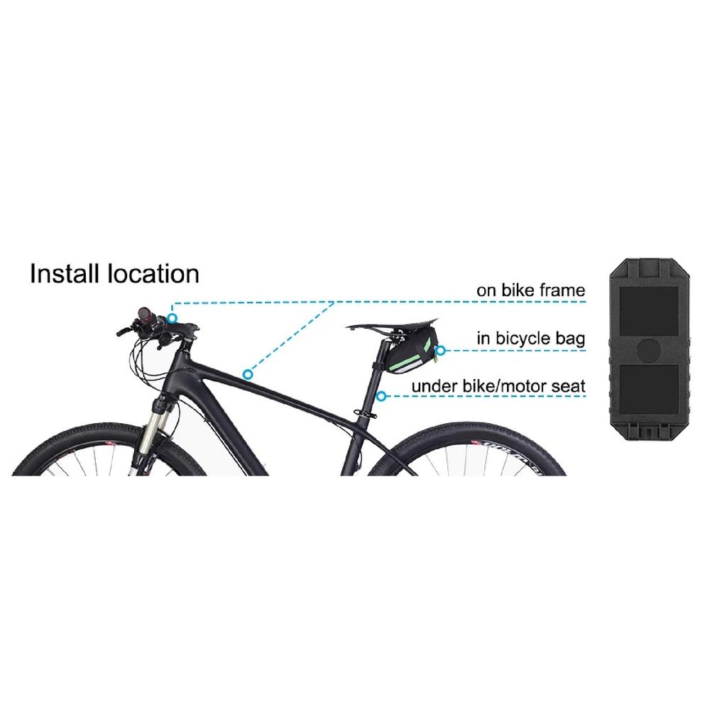 Wireless Bicycle Alarm Remote Control Waterproof Electric Motorcycle Scooter Bike Vibration Security Protection Anti Lost Alarms