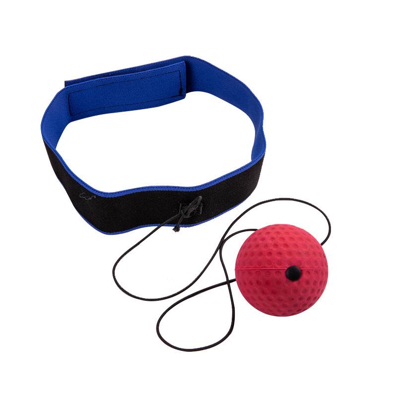 Head-Mounted Boxing Reflex Ball for Quick Reaction Training - Suitable for Adults and Children