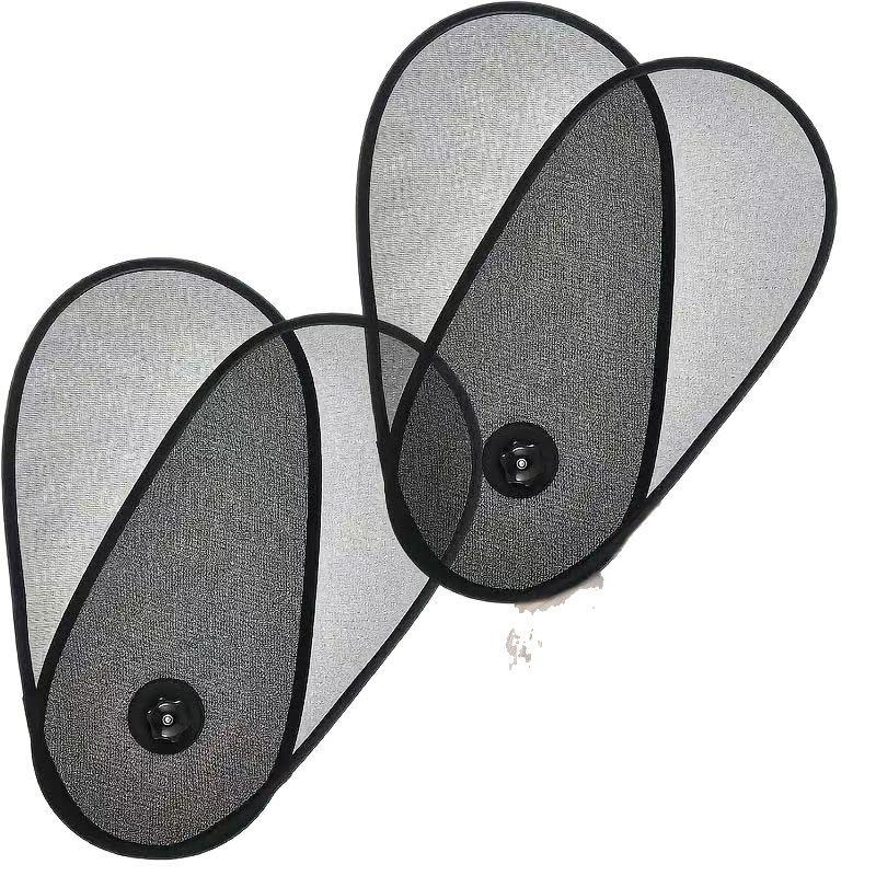 

Adjustable Universal Car Window Sunshade - Suction Cup Mesh for Heat Insulation & Sun Protection 40*21 cm чёрный
